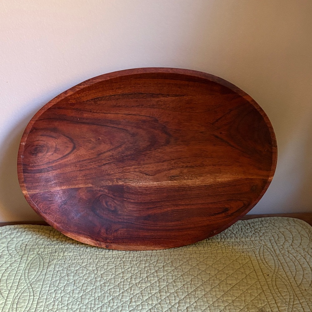 Sembla Elegant Wooden Oval Tray for your next Charcuterie Board.